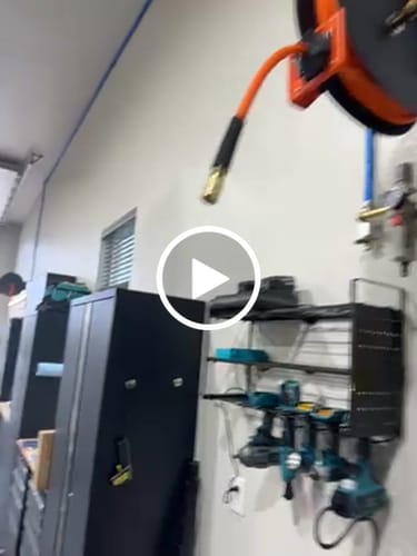 Customer video review of Retractable Extension Cord Reel-12/14/16 AWG