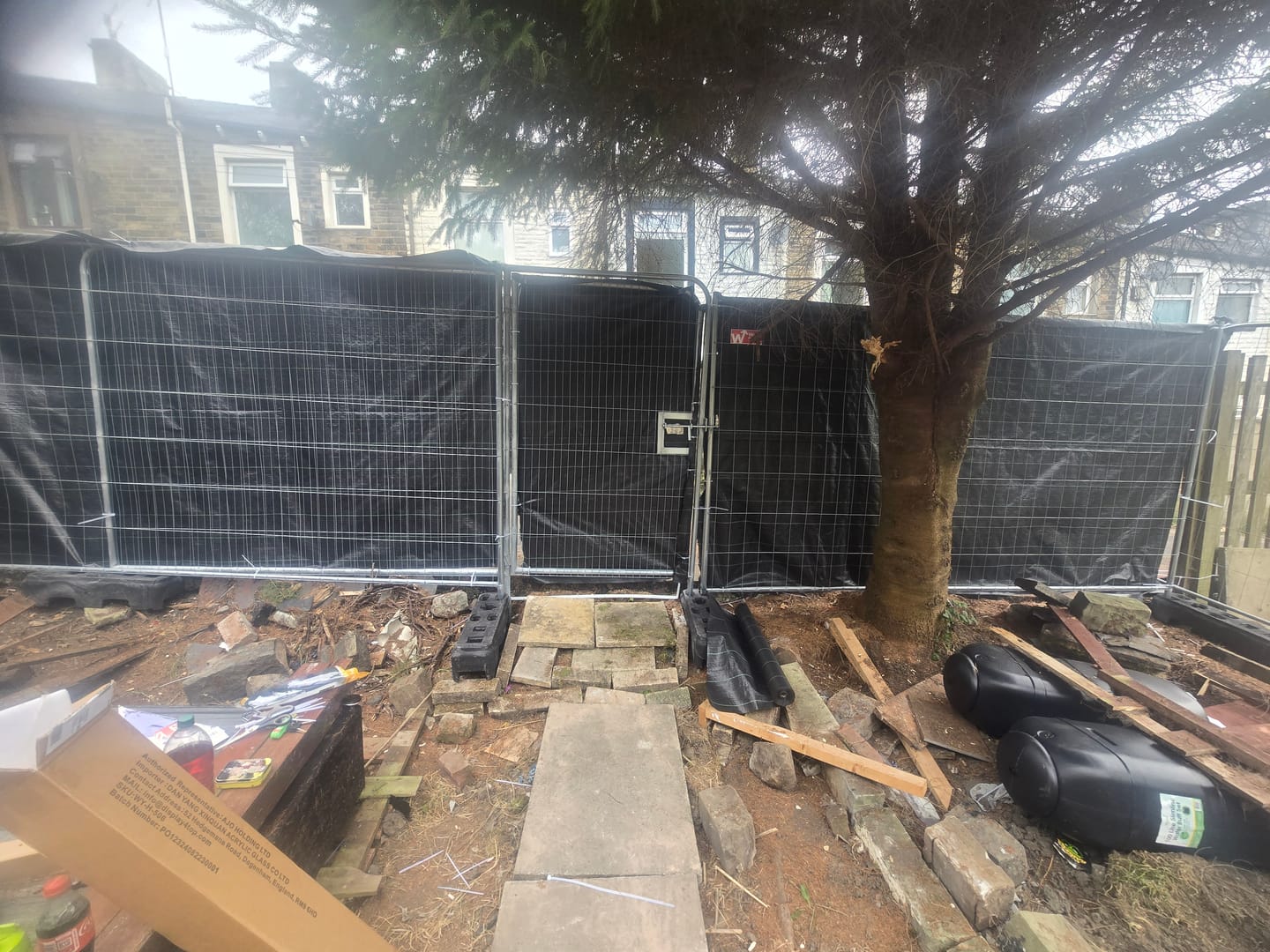 Customer photo review of Pedestrian Gate in Anti-Climb Panel