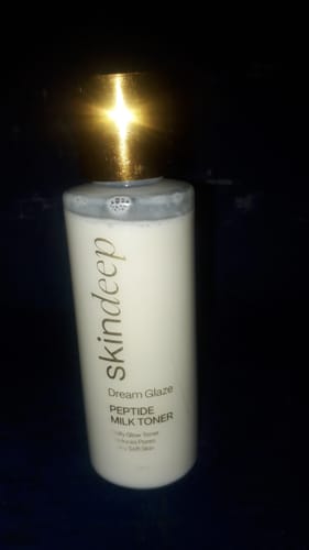 Customer photo review of DREAM GLAZE - Peptide Milk Toner