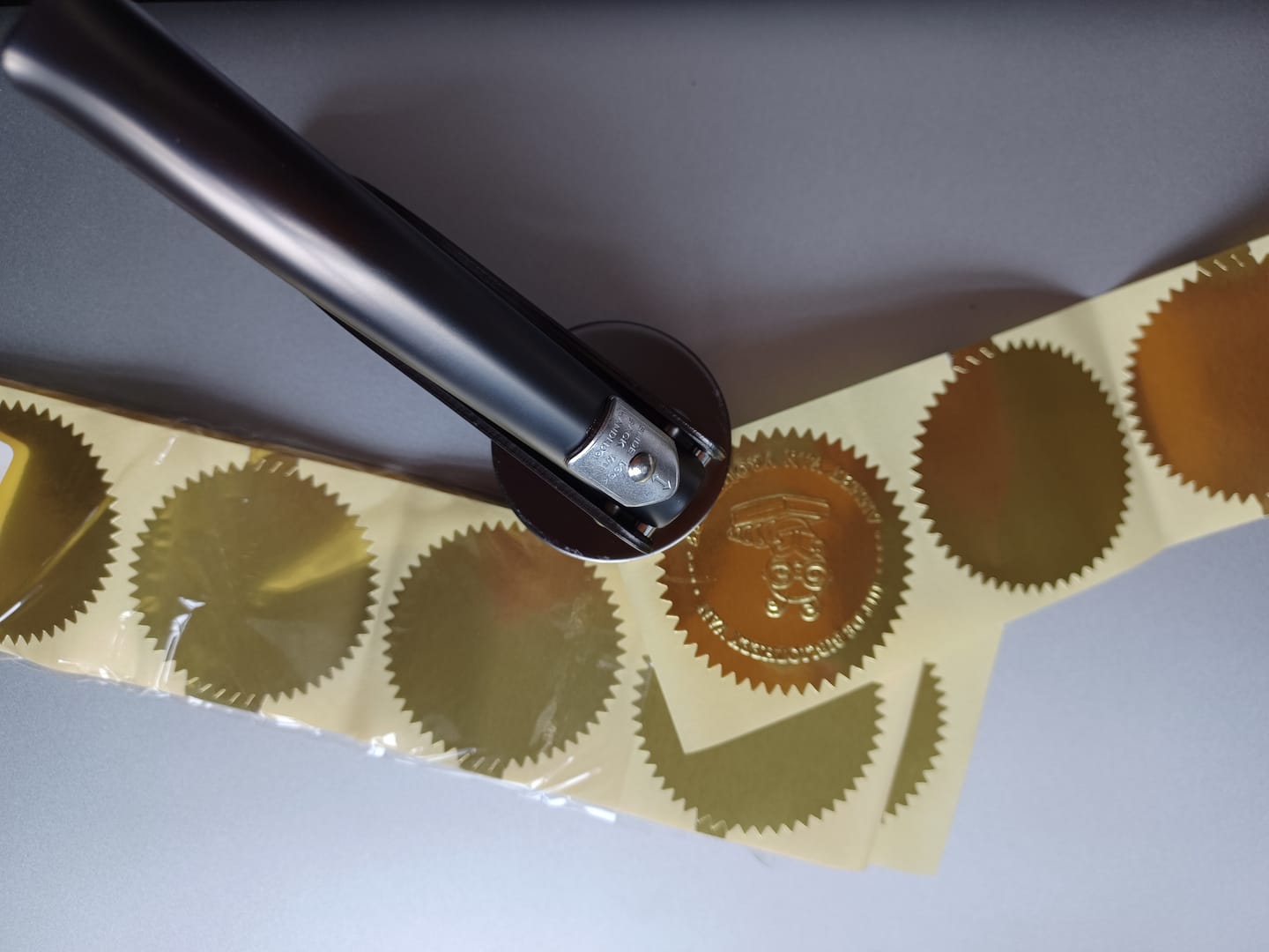 Customer photo review of BoekenStempel Stickers (100-pak)