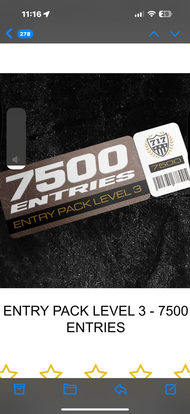 Customer photo review of ENTRY PACK LEVEL 3 - 7500 ENTRIES