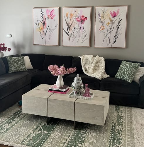 Customer photo review of Floral Harmony Set of 3