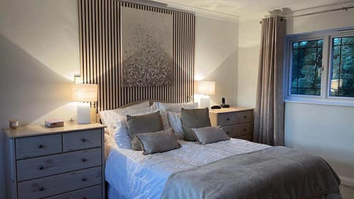 Customer photo review of Walnut Wood Panel | Luxury 3-Sided Wood Veneer