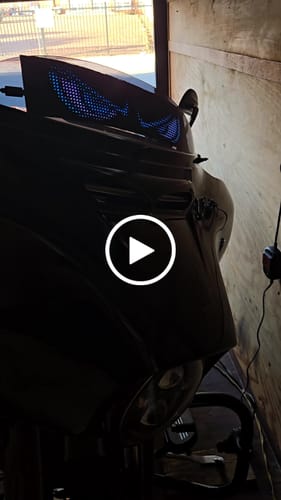 Customer video review of Moto Eyes - Animated Moto Eyes
