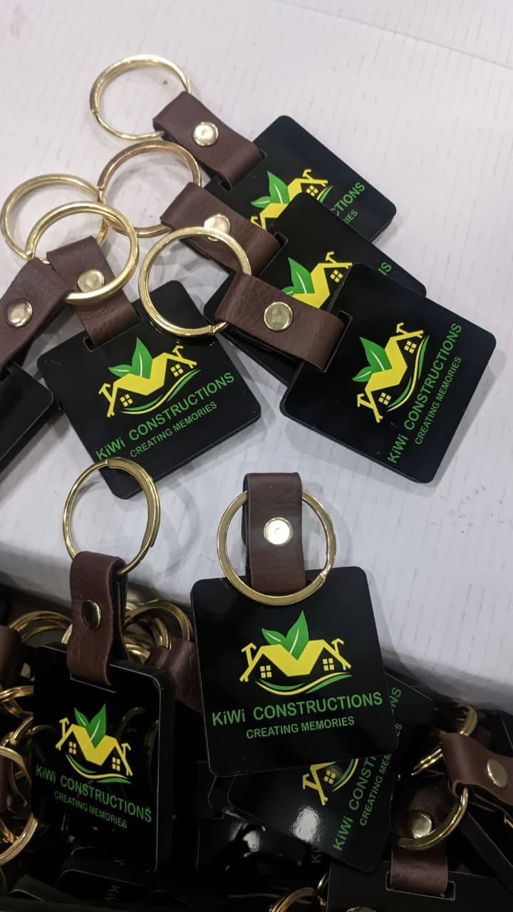 Customer photo review of Customized Premium Belt Keychains | Best for Brand Promotion | PrintMine.in