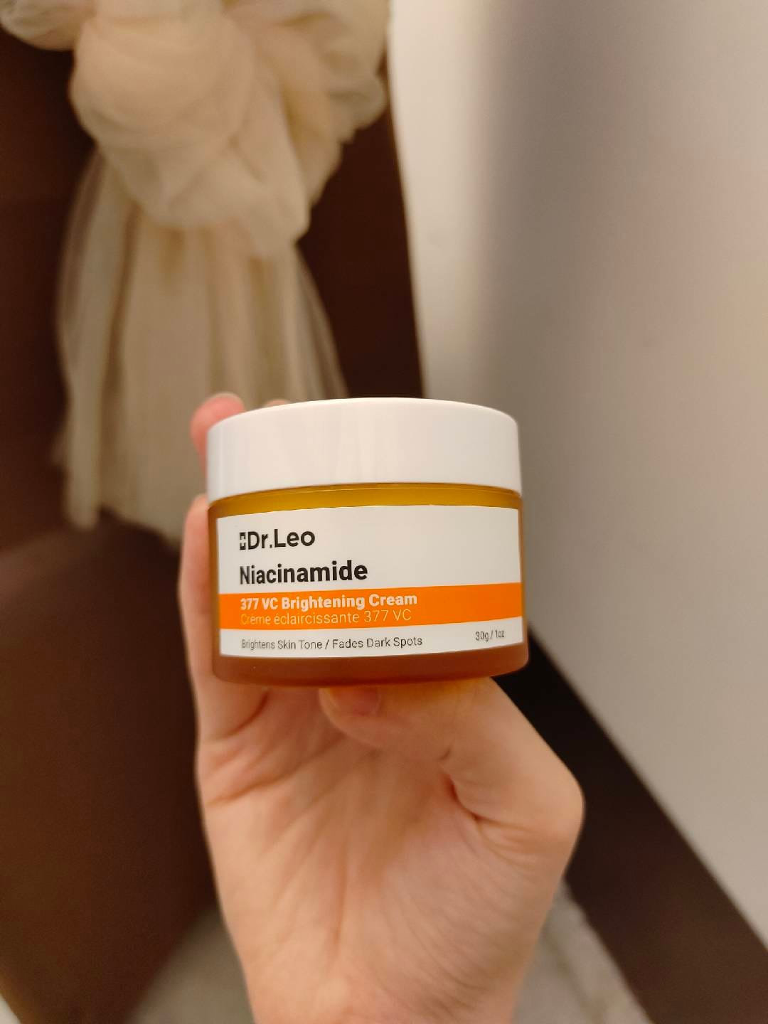 Customer photo review of Dr.Leo 377 VC Crema Blanqueadora y Antimanchas