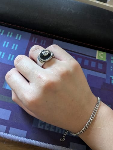 Customer photo review of 8 Ball Ring