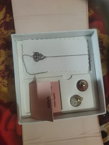 Customer photo review of Silver Jai Shree Ram Bracelet Rakhi