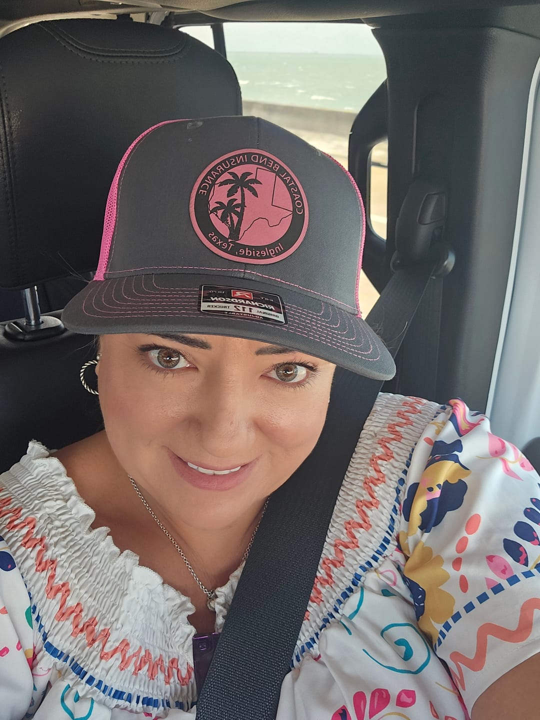 Customer photo review of Custom Logo Leather Patch Hats