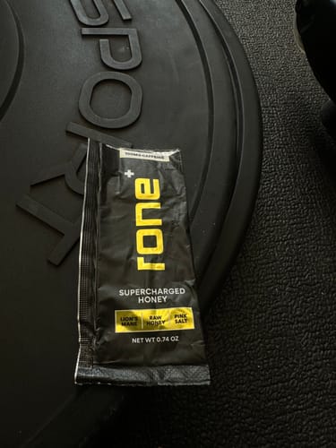 Customer photo review of 100mg Caffeine - Lemon - SuperCharged Honey (20-Pack)