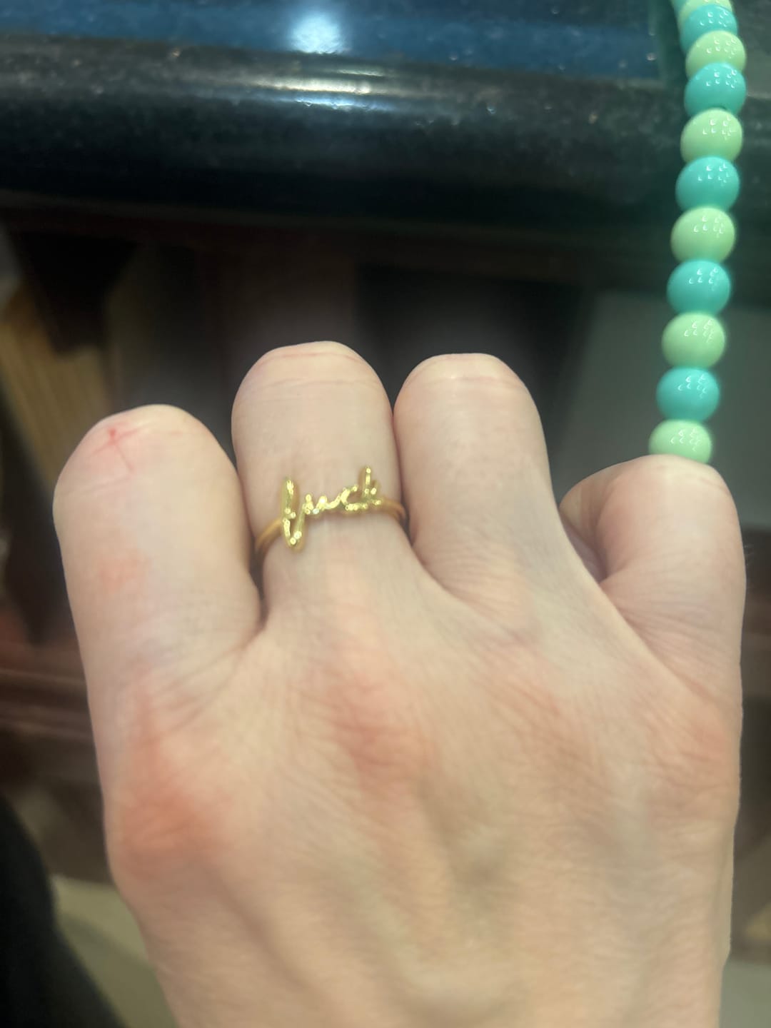 Customer photo review of Fancy Fuck Ring
