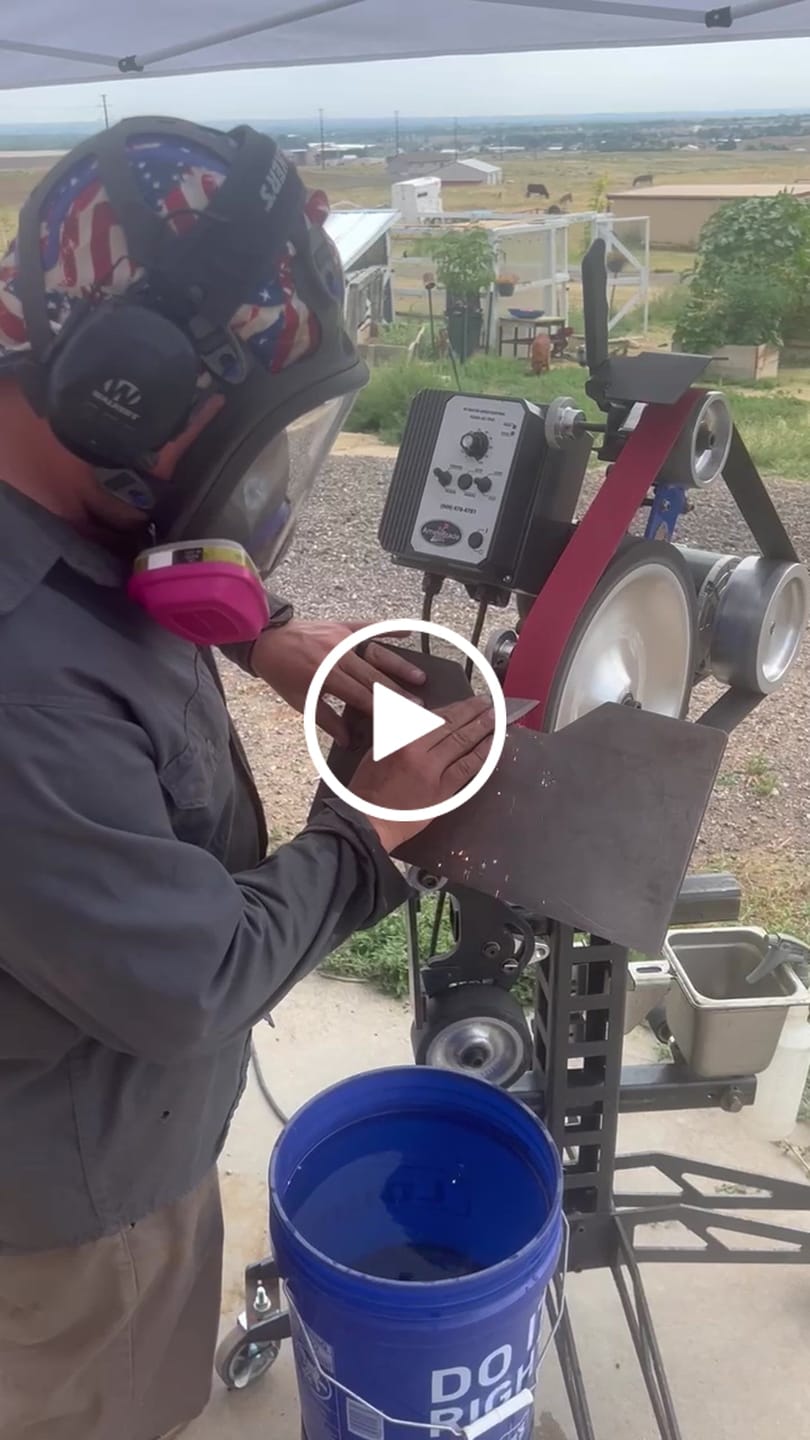 Customer video review of 2" x 72" Sanding Belts for Stock Removal 20 PACK (BULK PACK)