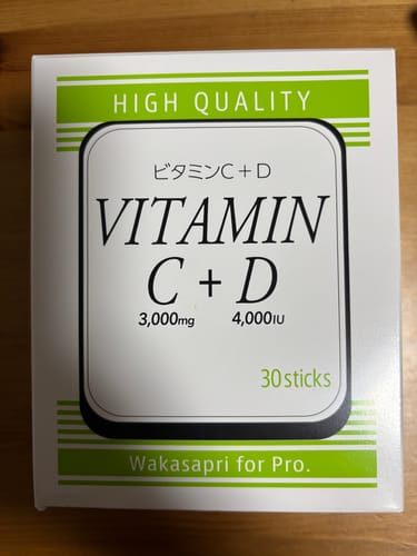Customer photo review of ビタミンC+D -Wakasapri for Pro.