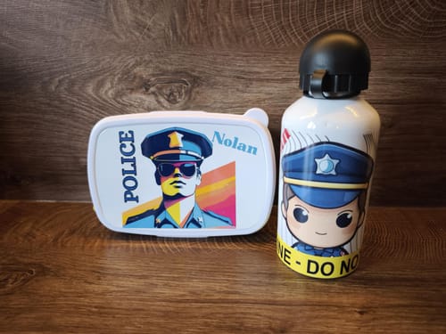 Customer photo review of Broodtrommel / Lunchbox Wit voor sublimatie