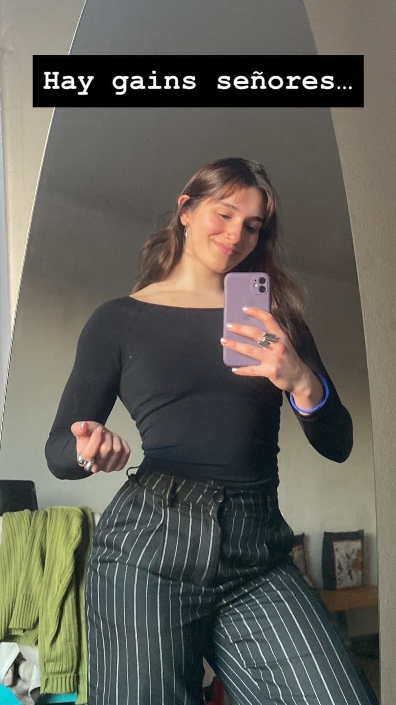 Customer photo review of TOP LUNA NEGRO