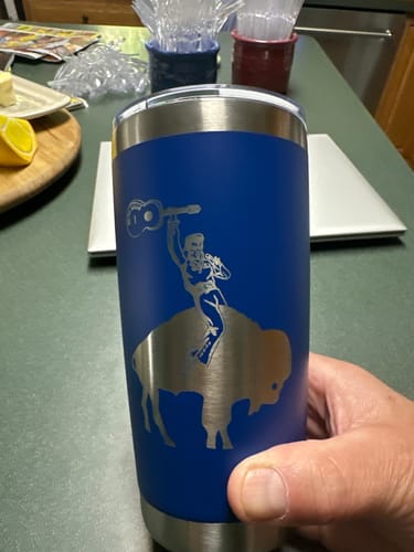Customer photo review of (6 Pieces) Laser Engraved Tumbler | 20 oz