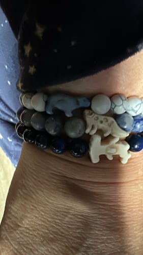 Customer photo review of The Shark Week Bracelet