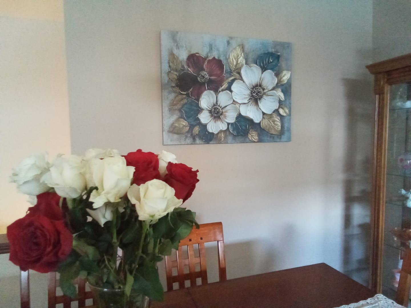 Customer photo review of Nature Wall Art: Floral Symphony V4