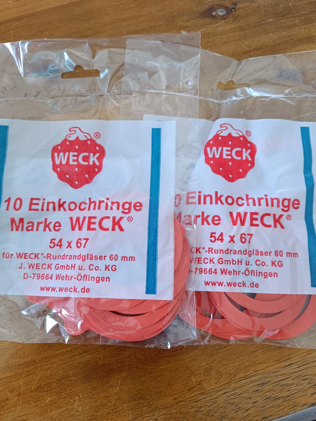 Customer photo review of Weck Gummiringe, 10 Stück