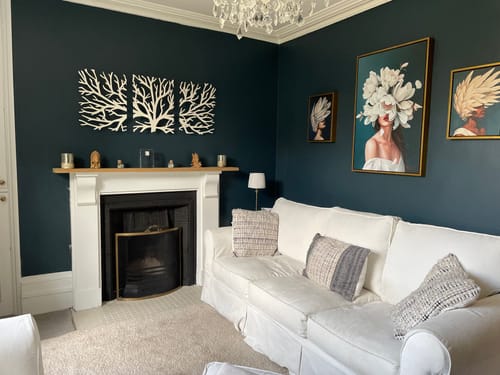 Customer photo review of Celeste Noir Print