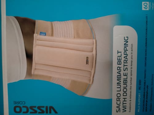 Customer photo review of Sacro Lumbar Belt (Mild Support) | Provides Support to Lower Back | Corrects Posture & Relieves Back Pain (Beige)