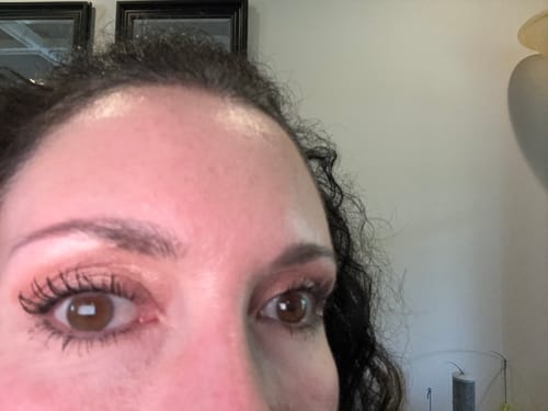 Customer photo review of My Amazing Lashes Mascara