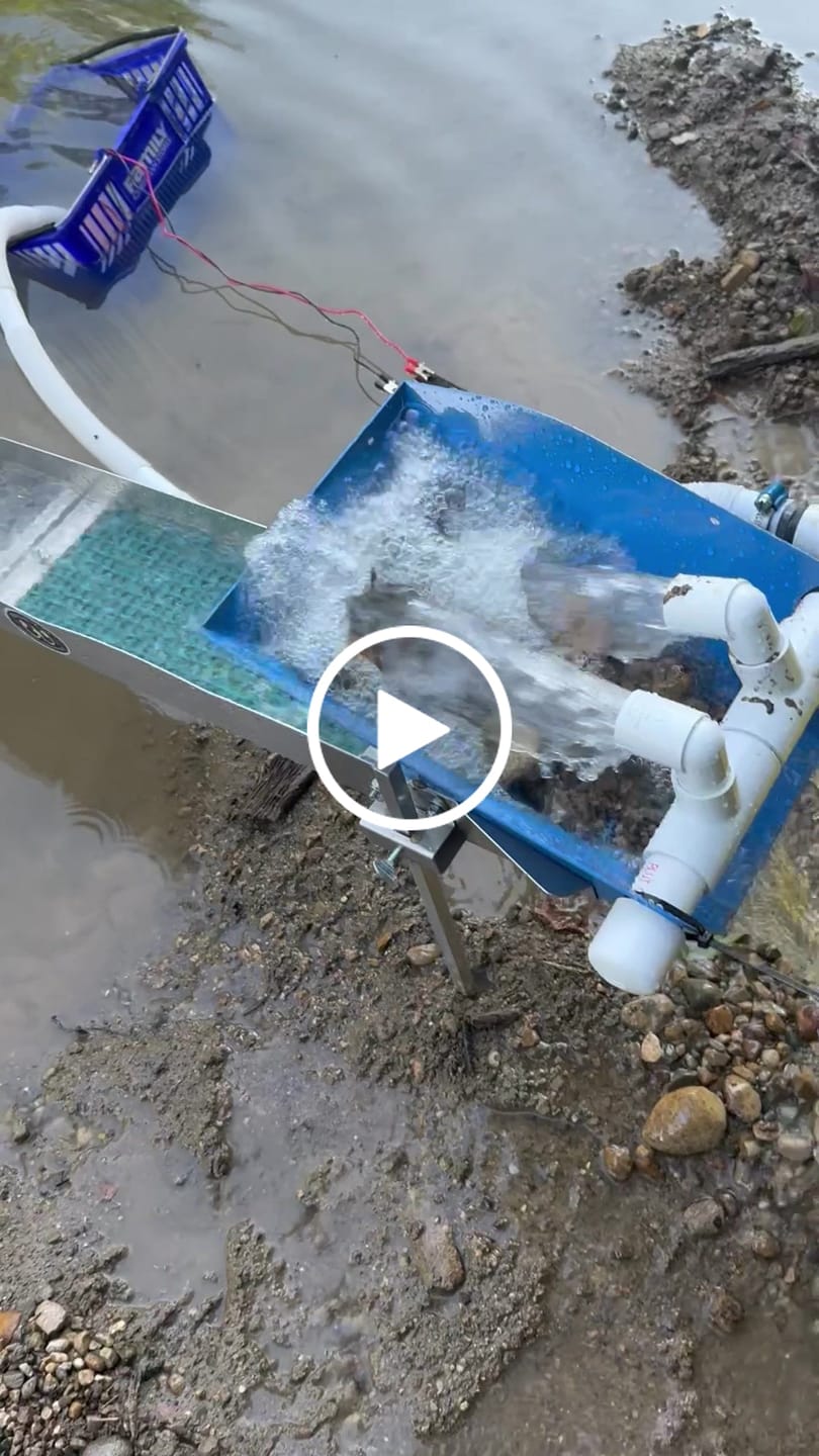 Customer video review of 6X42 Highbanker Sluice Box with Double Dream Mat | Gold Mining Equipment