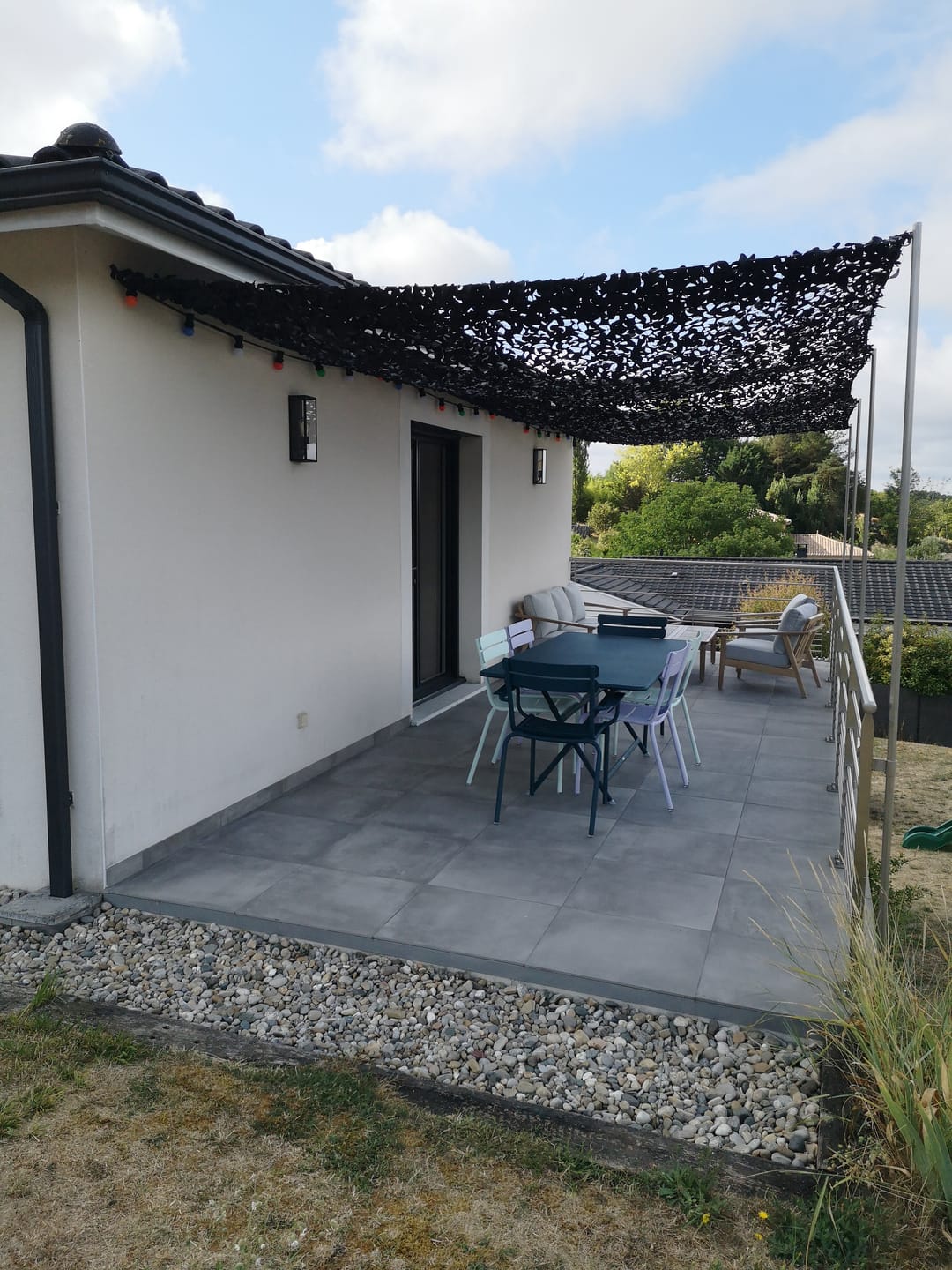 Customer photo review of Filet de camouflage renforcé noir
