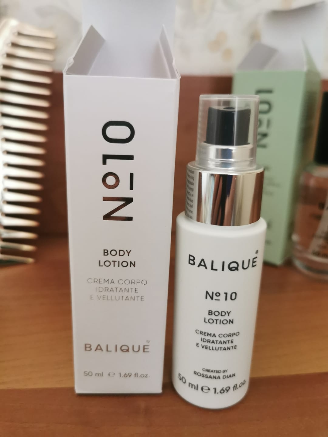 Customer photo review of N°10 BODY LOTION -  CREMA CORPO - TRAVEL SIZE