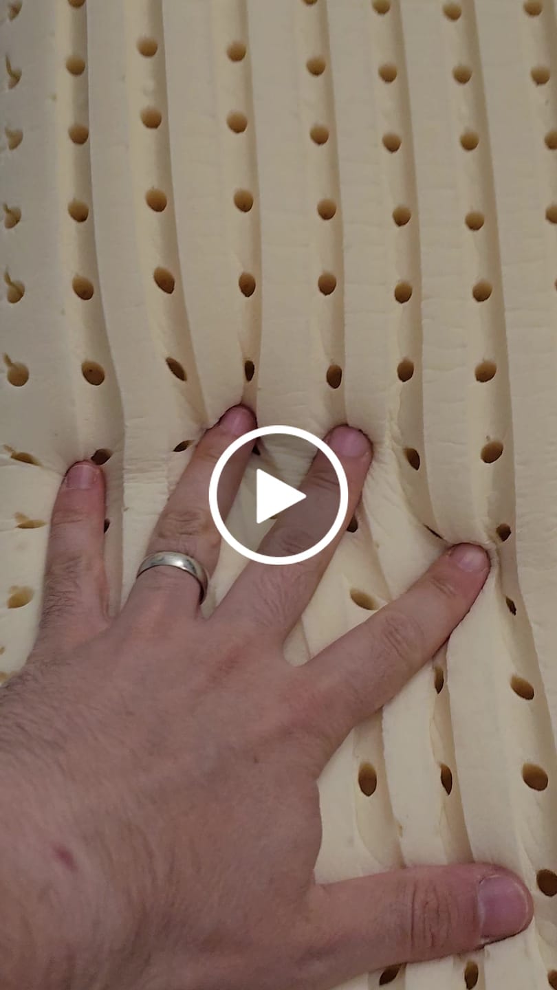 Customer video review of Pernă Silva Latex