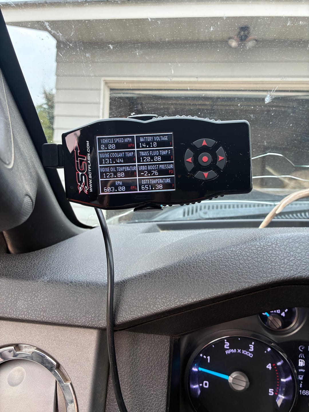 Customer photo review of 1996-2019 Powerstroke SCT X4 POWERFLASH (7015)