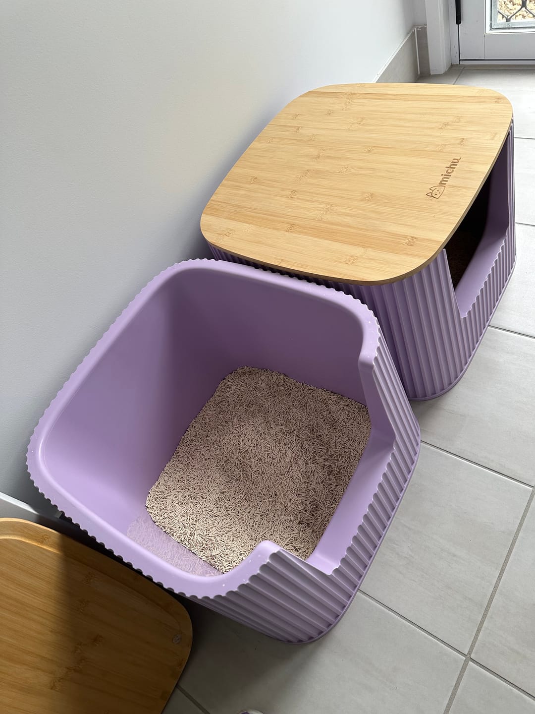 Customer photo review of Michu Tofu Cat Litter Gen3 6L- Dust-Free and Natural Clumping Tofu-Based Formula for Easy Cleanup