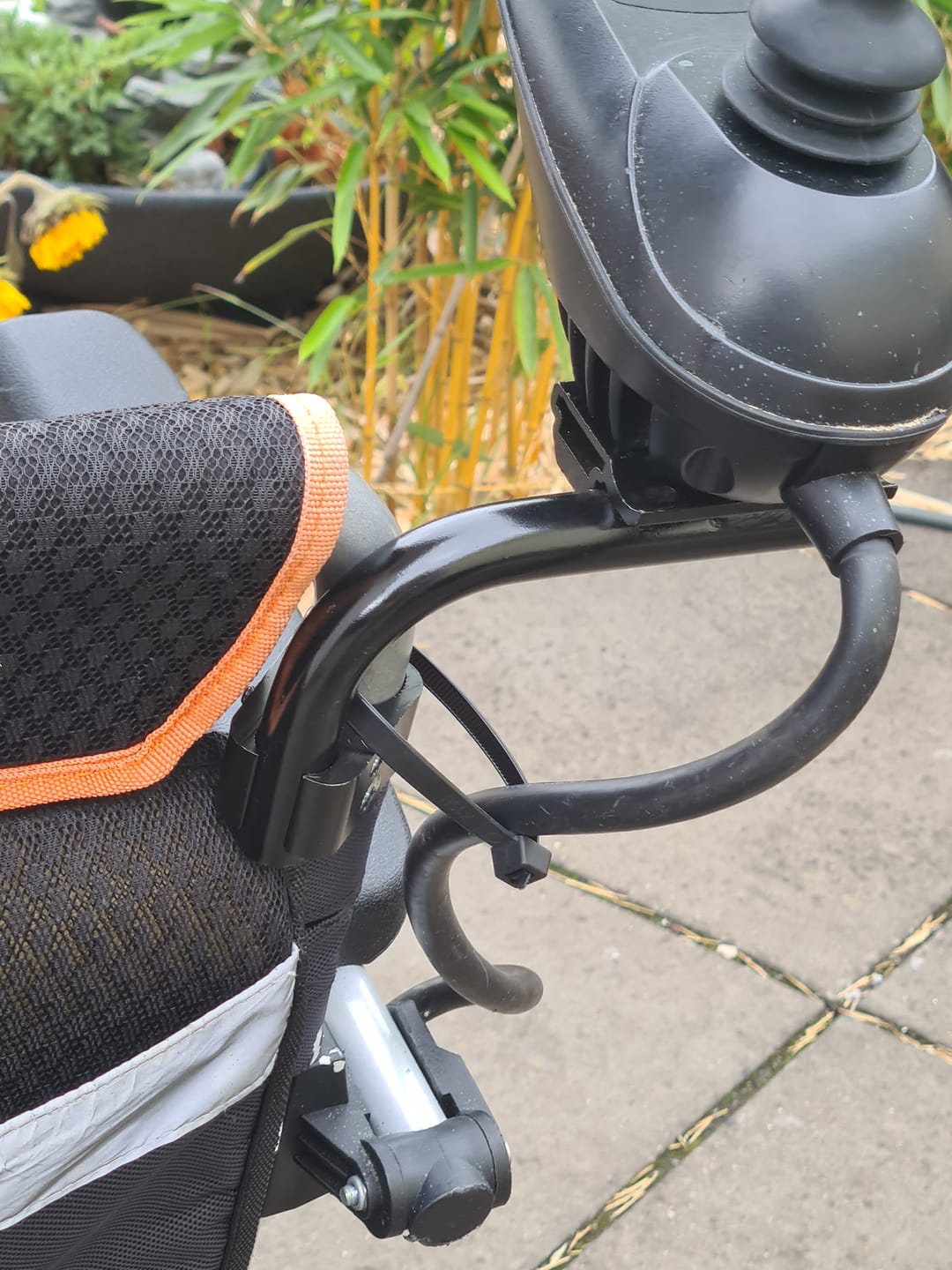 Customer photo review of Carer Control Accessory for Electric Wheelchairs
