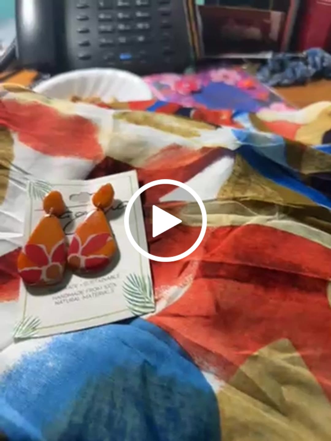 Customer video review of Mara Earrings