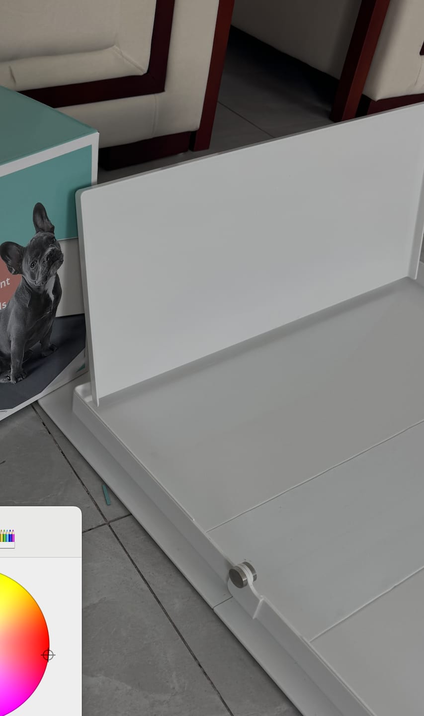 Customer photo review of Pee PAWD® Pee Pad holder