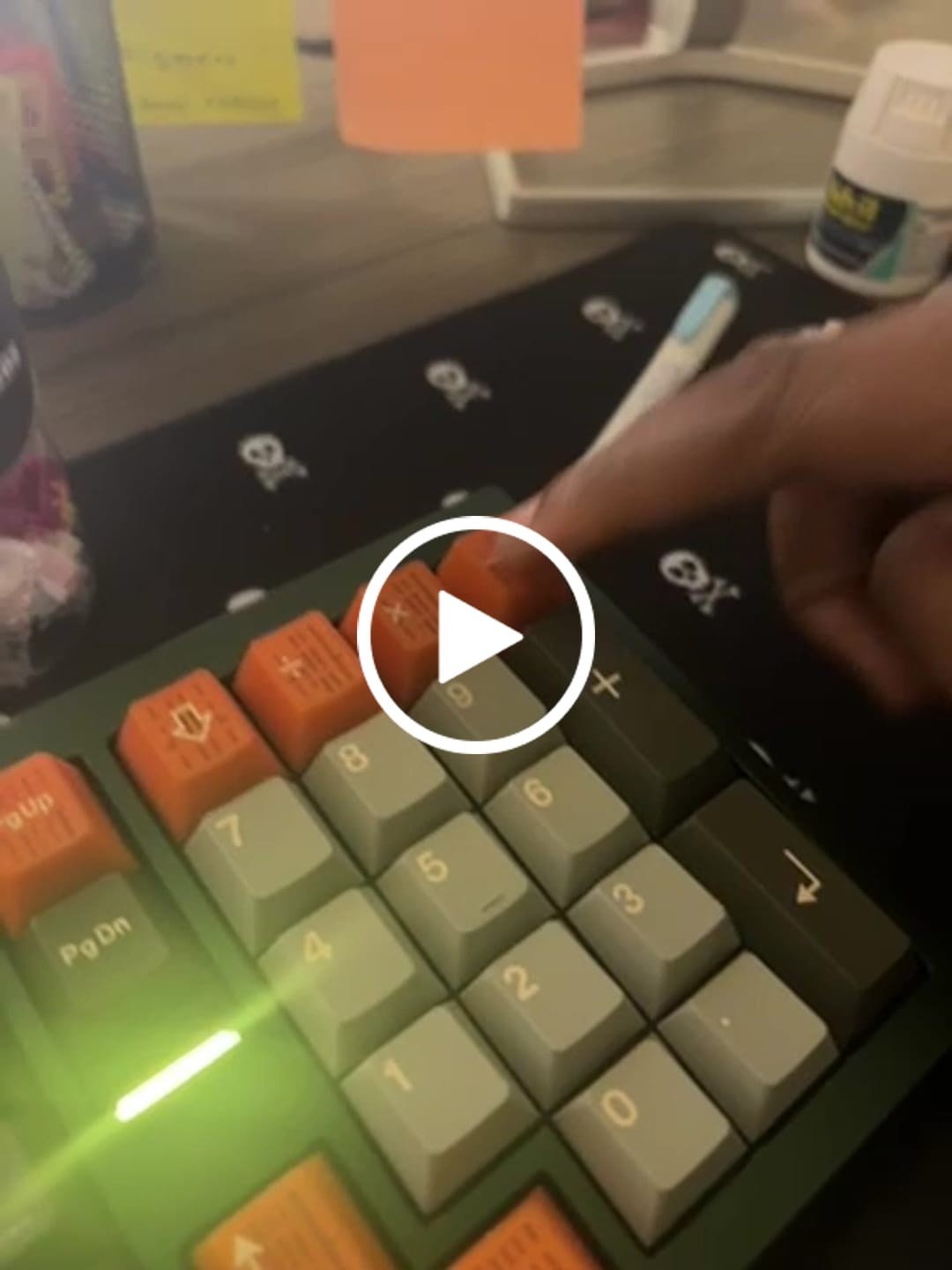 Customer video review of HMX K01 LIGHT TACTILE SWITCH FACTORY LUBED (10PCS)