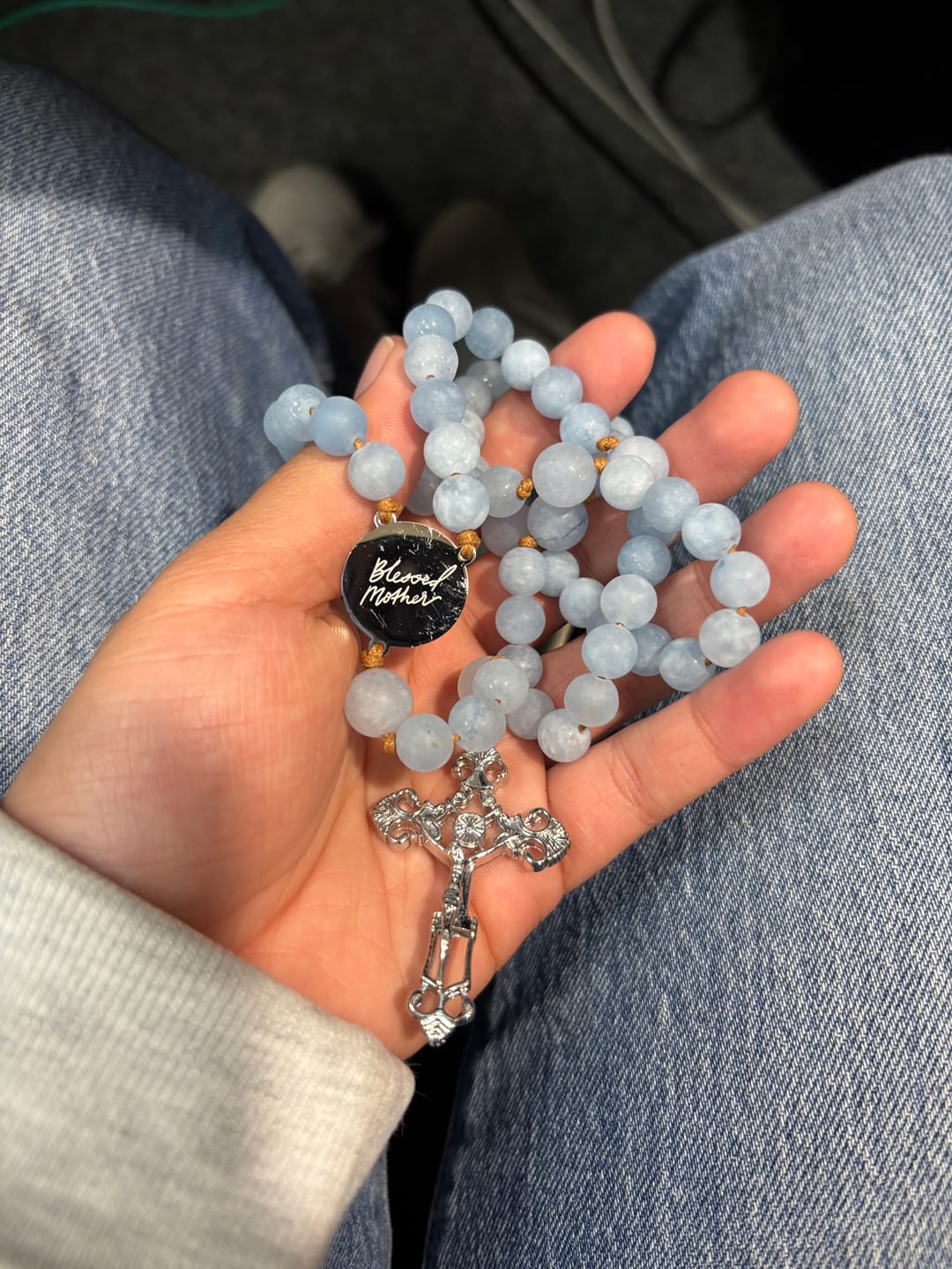 Customer photo review of The Blessed Mother Rosary by Blessed Is She