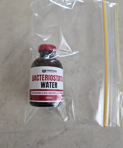 Customer photo review of Bacteriostatic Water