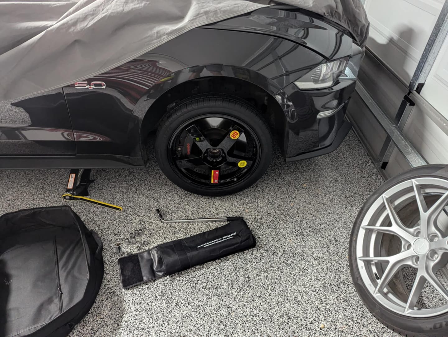 Customer photo review of FORD Mustang FM FN FO Space Saver Spare Wheel Kit - HUB CENTRIC - Braumach Spare Wheel Kit All Models - 2015-2026