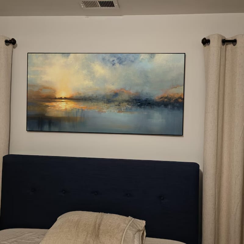 Customer photo review of Abstract Painting Canvas #AP193