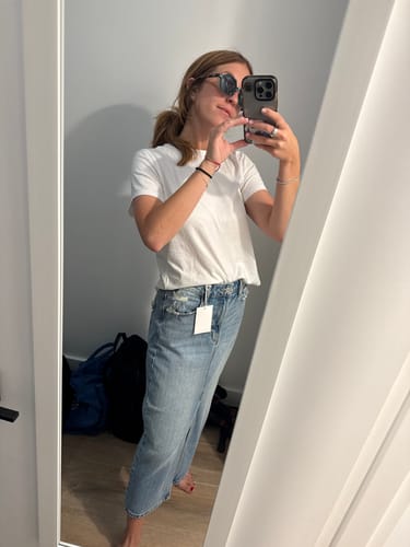 Customer photo review of Atlas Denim Skirt