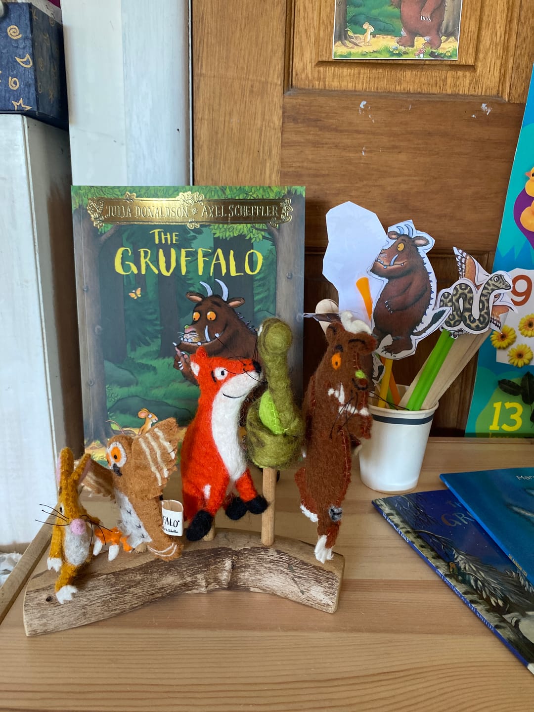 Customer photo review of The Gruffalo® Finger Puppets Set
