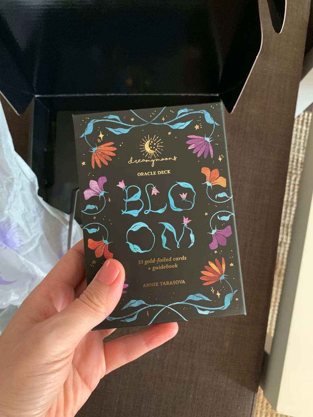 Customer photo review of Bloom Oracle Deck