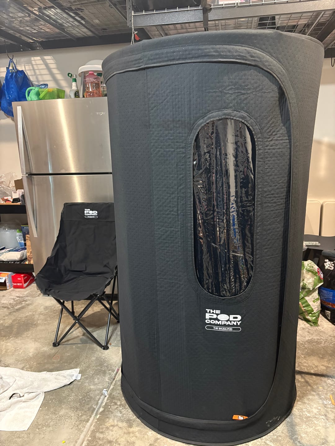 Customer photo review of The Sauna Pod