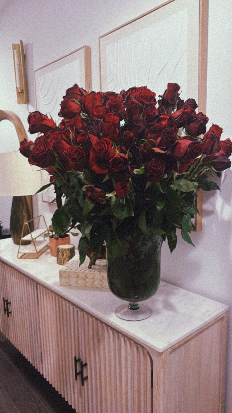 Customer photo review of Black Baccara Red Rose