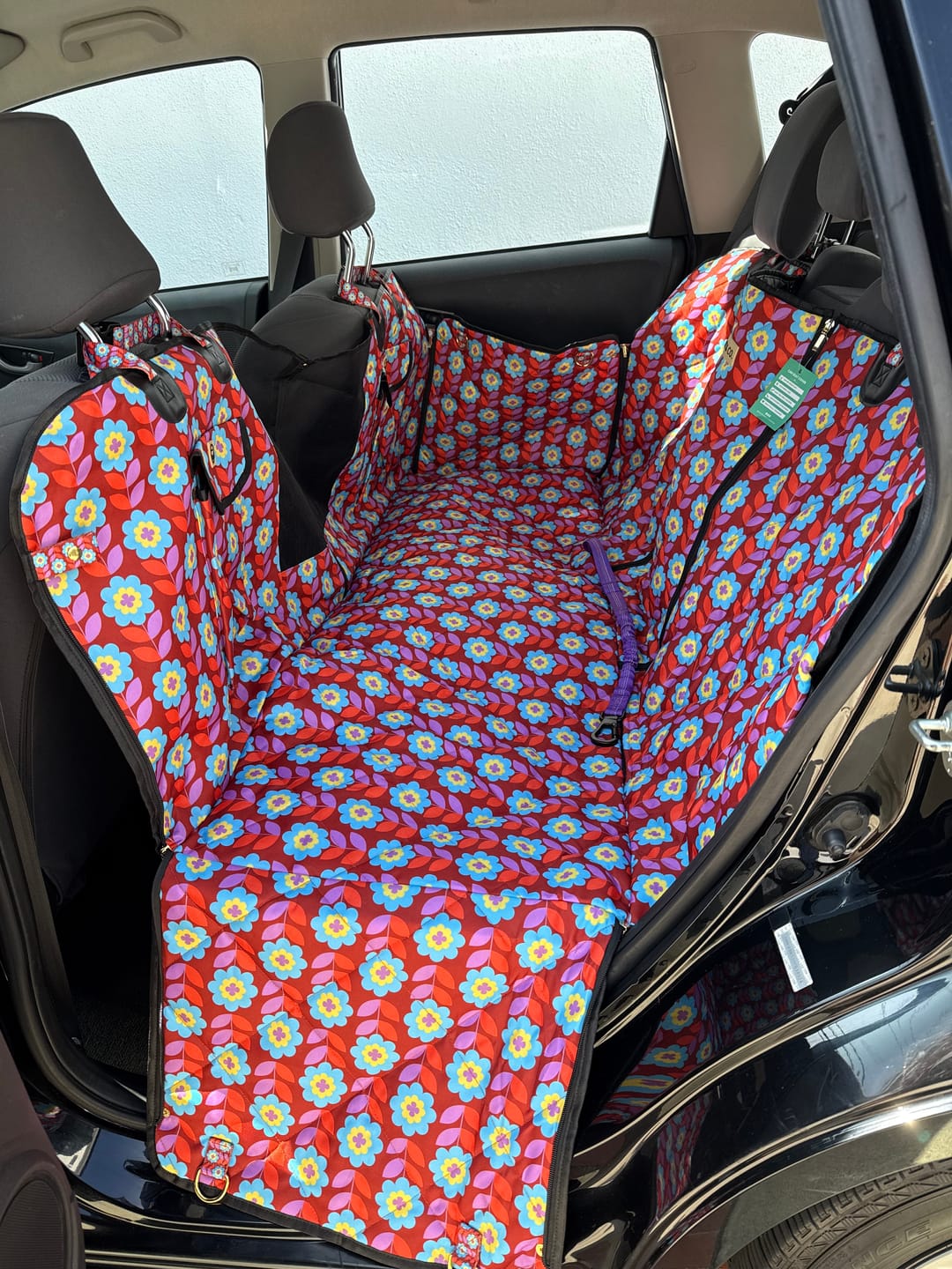 Customer photo review of Poppy - Dog Car Seat Cover