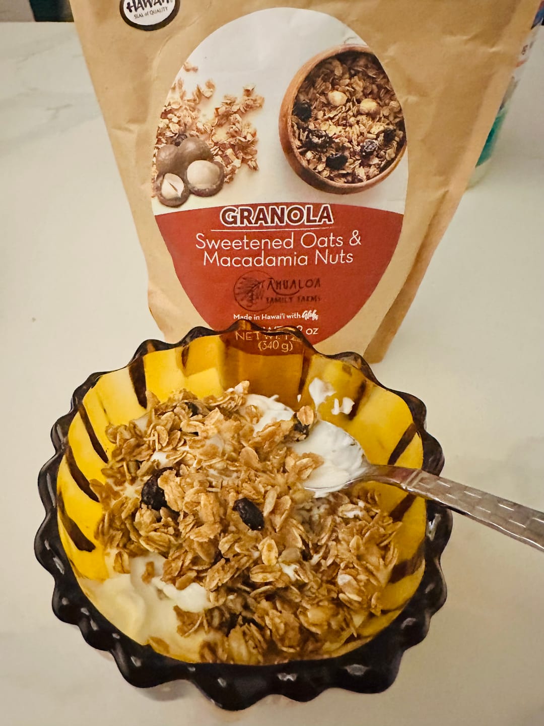 Customer photo review of Granola