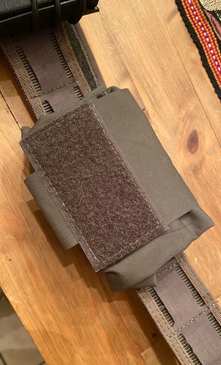 Customer photo review of Folding Dump Pouch GRIDLOK