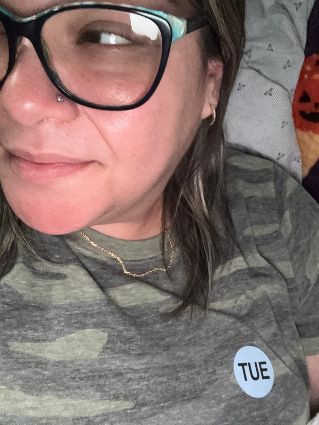 Customer photo review of Iced Eternity Earrings
