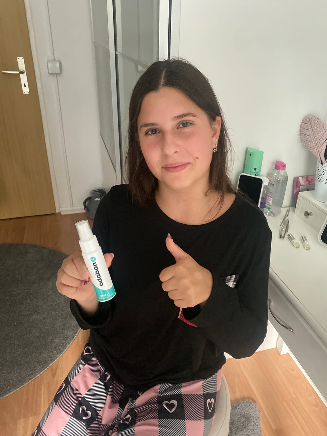 Customer photo review of odaban® Spray Antitranspirant